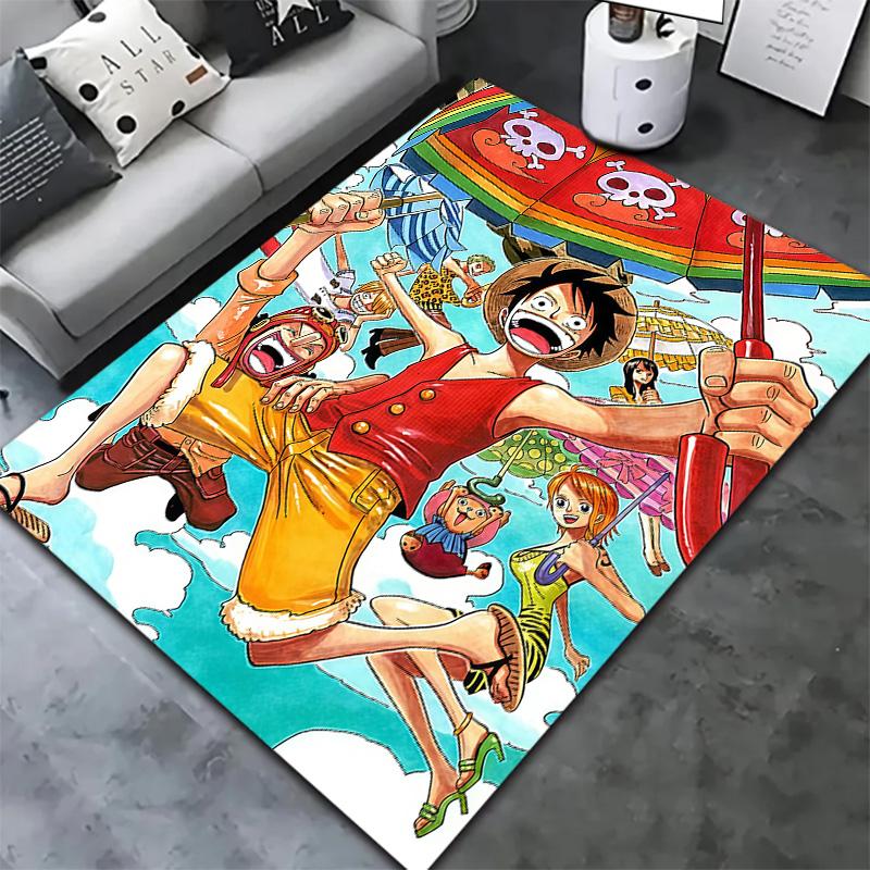Monkey D Luffy Carpet Rug For Living Room Bedroom Home Sofa Decoration,kids Play Nonslip Floor Mat