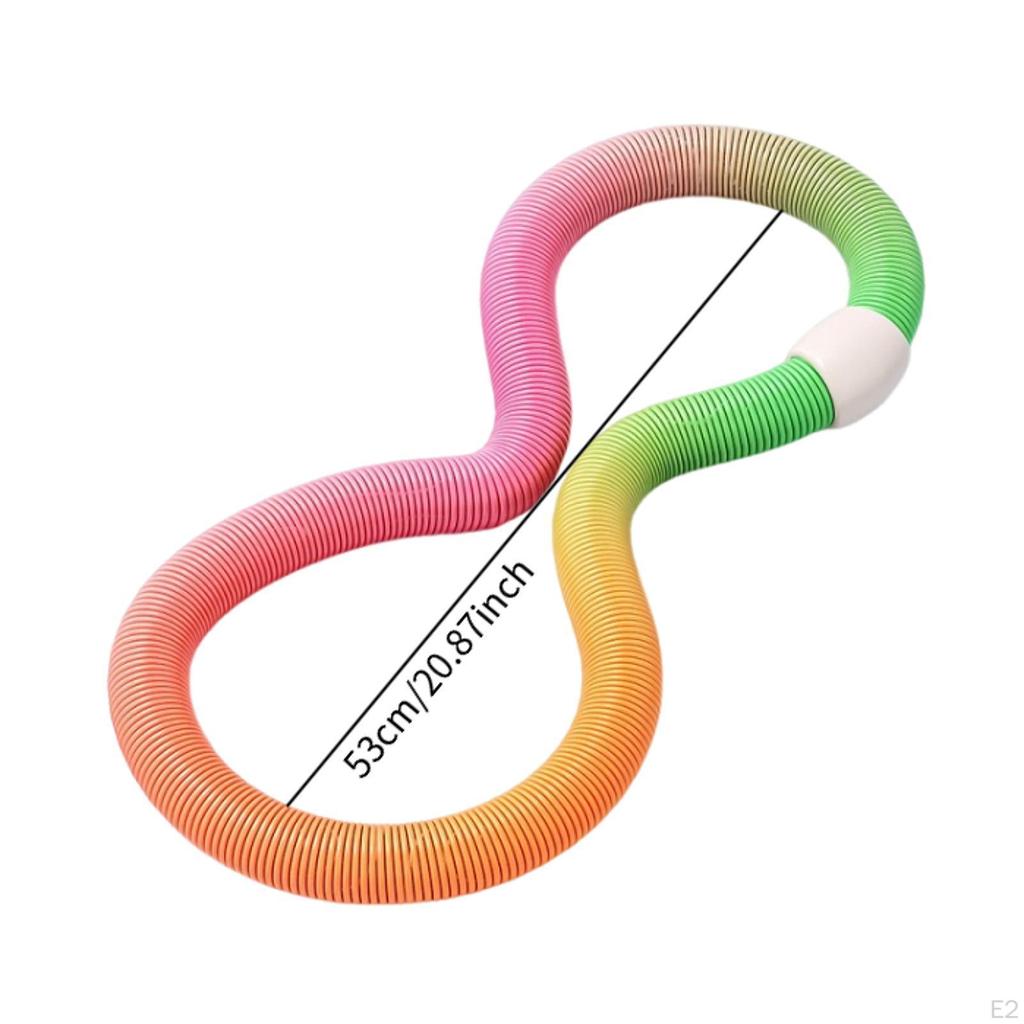 Professional Fitness Hoop with Soft And Weighted Spring for Travel,