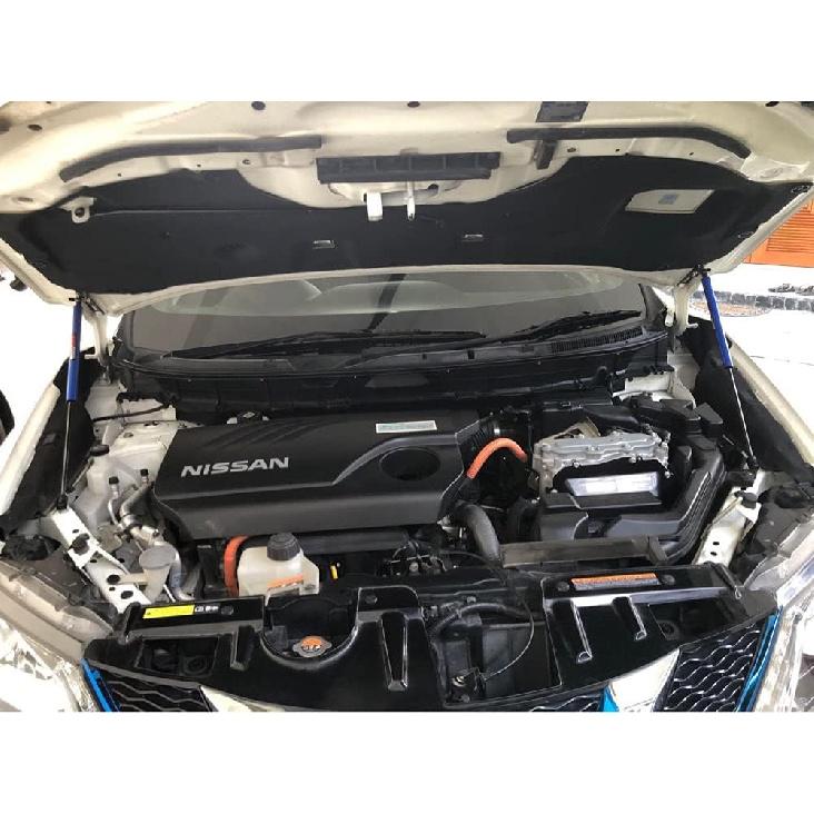 

TSUBASA Lift Supports for Nissan X-Trail T32 for Nissan Rogu 2014-2019 Front Bonnet Hood Modify Carbon Fiber Gas Charged Shock Dampers Spring Struts Normal black