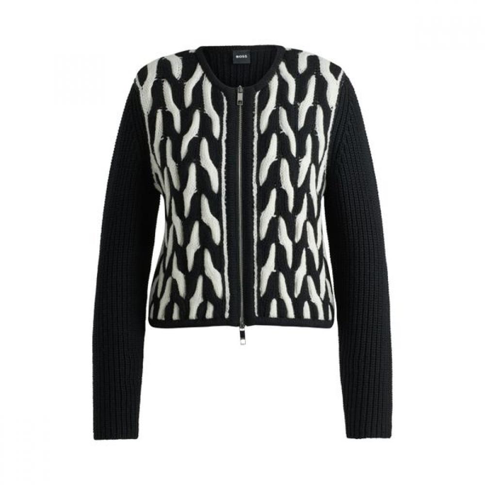 BoSS Women S Wool Knit Jacket Multi  50528570960 