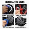 Pentru VW VOLKSWAGEN Mașină Nouă Grilă Radiator Față Insignă Capac Portbagaj Spate Autocolant Pentru VW GTI Polo Golf MK6 MK7 MK8 Passat Tigua