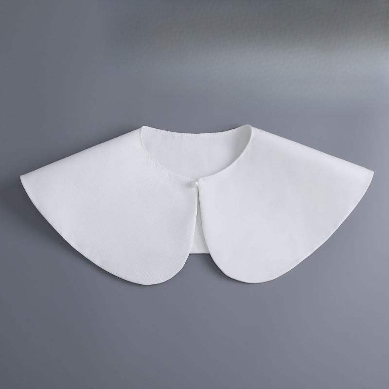 Women Lace Shirt Detachable Collar Wraps Blouse Tops Lapel Fake Collar Shawls Ladies Dress Small Cape Fuax Cols Decor
