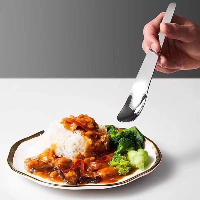 1Pcs Flat Coffee Spoon Stainless Steel Coffee Stirrers Tea Spoons Ice Cream Cake Dessert Spoon Bar Kitchen Tableware