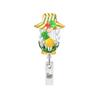 Hawaii Badge Holder Convenient Dwarf Acrylic Badge Reel Nurse Badge Reel Versatile Alligator Clip Id Holder For Exhibition Id