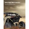 UTV Soft Rear Windshield For Can Am Maverick X3 - Rear Wind Cover Keeps Air/Rain/Dust/Pebbles/Mud Away From Seats-Durable, Easy Tall, Compatible With