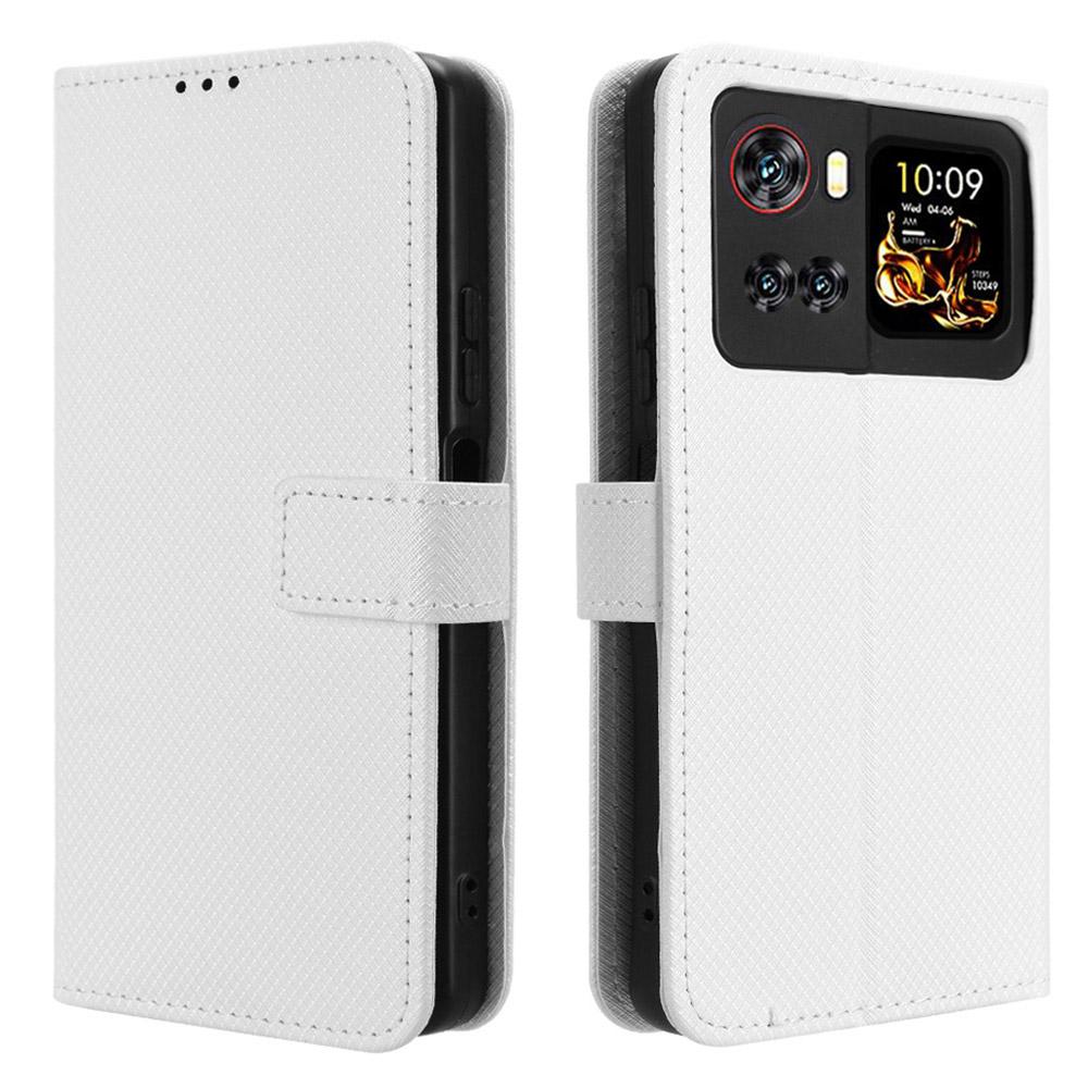 Pro Cubot X100 Kožené pouzdro typu peněženka s popruhem Telefonní kryt s diamantovou texturou