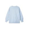 Jordan Solid Color Round Neck Casual Fleece Long Sleeve Sweatshirt Women Sweatshirt Blue Gray FB5117-436