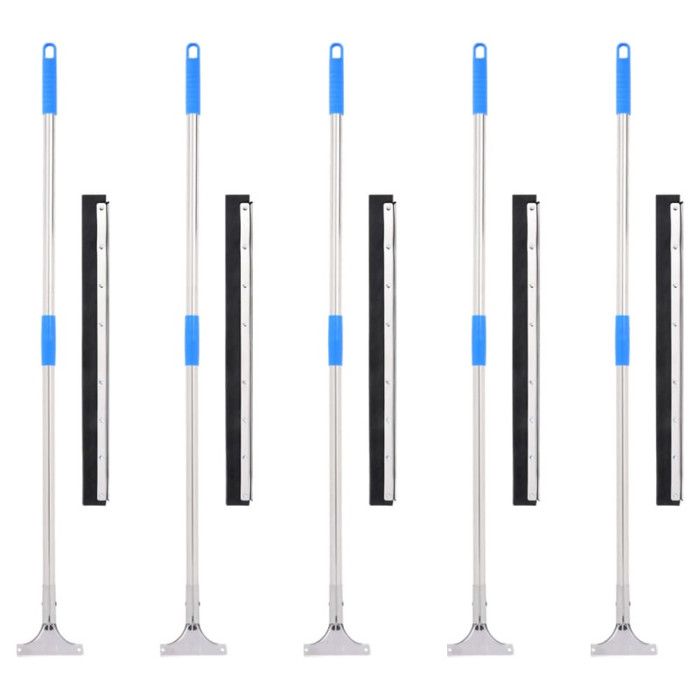 Floor Squeegees 5 Pcs 60.5x119.5 Cm Steel and Rubber