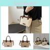 Chic Urban Casual Straw Tote Bag For Summer 2024 Stylish Woven Handbag