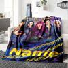 Customiz Name Personality Descendants The Rise of Red Blanket Soft &Warm Sofa Office Bed Travel Lunch Break Blanket, Gift Suitable All Seasons