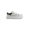 ~ College style casual square head thick sole lace-up versatile biscuits little white shoes women's autumn and winter models