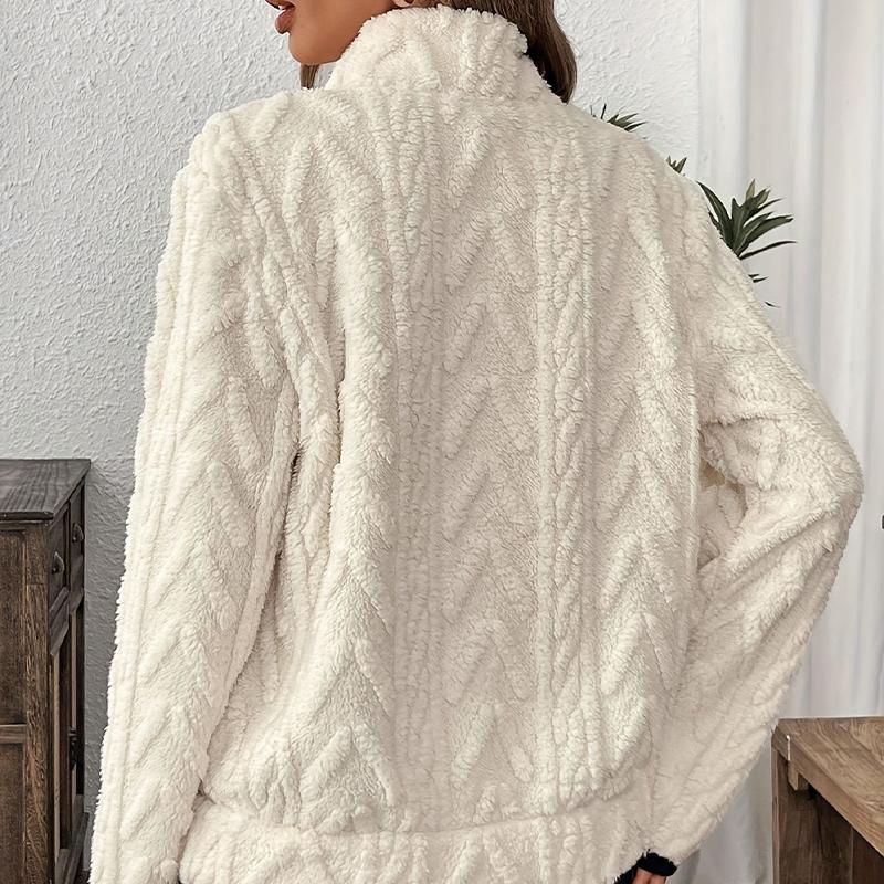 Women's Color Block Cropped Fleece Hoodie Half Zip Pullover Fall Winter Short Casual Top