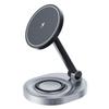 3 In 1 Magnetic Wireless Charger Foldable Adjustable Stand for iPhone 17 16 15 14 13 12 Apple Watch AirPods Fast Charging