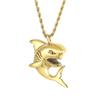 Kalen Stainless Steel Shark Pendant Necklace for Men High Quality Charm Women's Choker Trend Jewelry  3 Color Souvenir Gifts