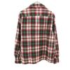WESTERN GENTLEMAN 70s Wool Blend Flannel Vintage Check Pattern Long sleeve skipper shirt Men's Used