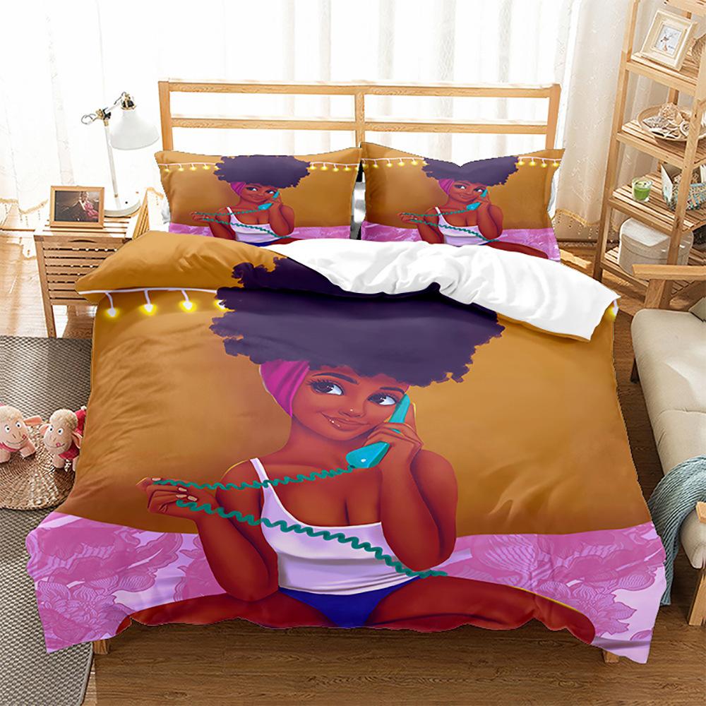 Moda teknoloji baskısı, 3D dijital baskı, nevresim takımları, yorgan kılıfları, yastık kılıfları, üç parçalı setler