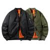 Jaqueta bomber slim masculina primavera outono R casacos e jaquetas masculinas piloto air bomber