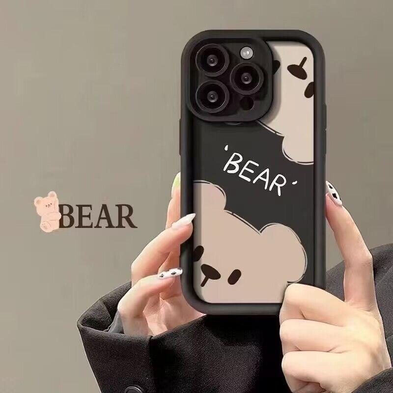 Cute Teddy Bear Bowknot Phone Case For Google Pixel 10 9 8 7 Pro XL 8A 7A 9Pro 7Pro 8Pro 9ProXL Silicone Cartoon Bumper Cover