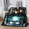 2026 New Supernatural Dean Sam Printed Blanket flannel Sofa Bed Cover for Four Seasons Comfortable Sleep Portable Warm Blanket