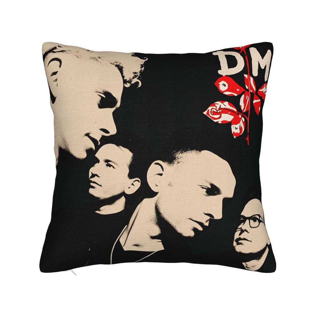 Depeches Band Mode Pillowcases Novelty Pillow Case For Living Room Bed Chair Comfy Pillow Cover