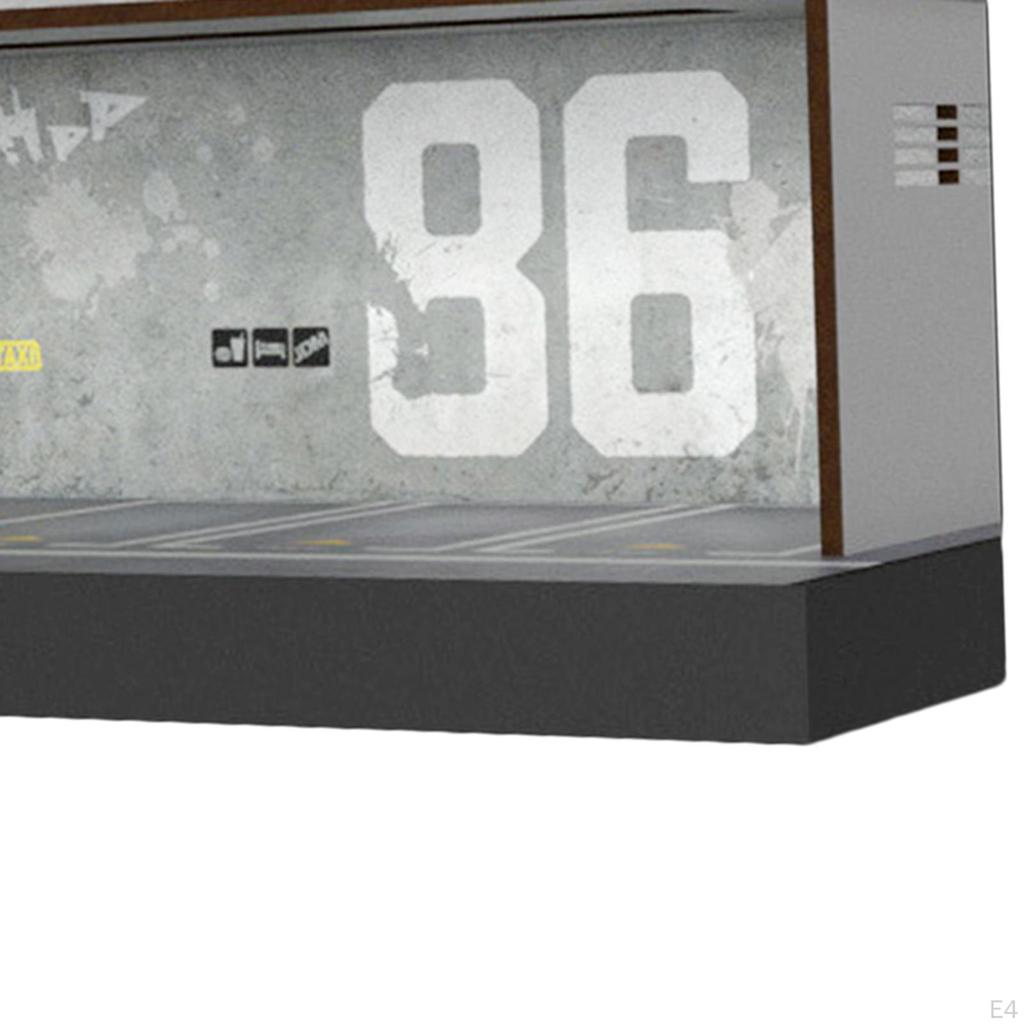 1/64 witryna na parking 1:Model Samochodu Diecast w Skali 64 Garaż