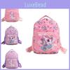 Cute Pink And Purple Girls Mini Backpack Nylon Breathable Animal Print Bag