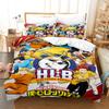 NEW My Hero Academia Anime Duvet Cover Set with Pillow Covers Polyester Teens Kids Bedding Set Full Queen King Size Bed Linen