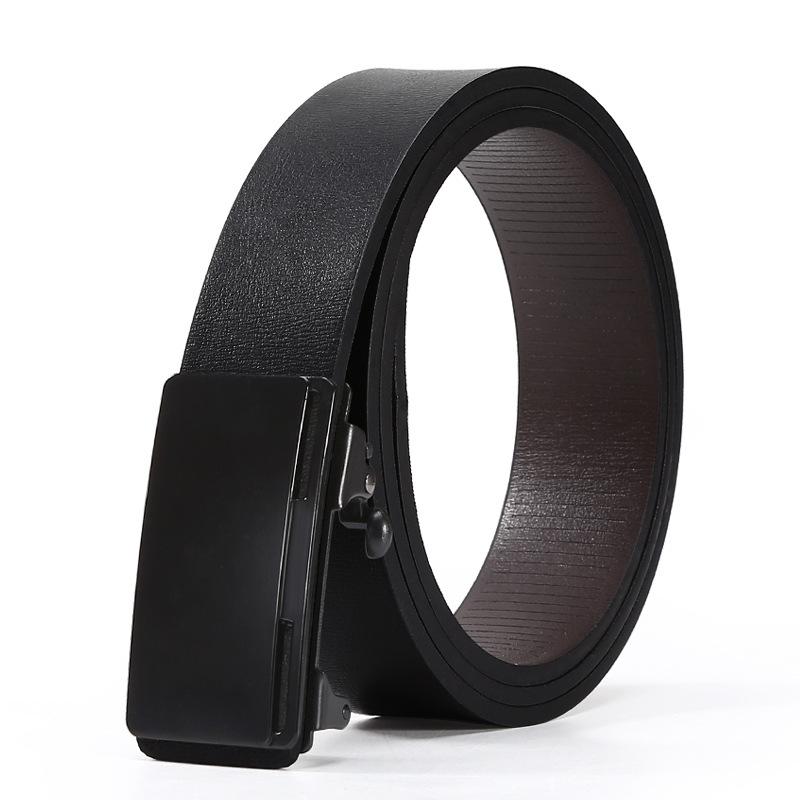 Belt Men'S Classic Inner Wear Toothless Automatic Buckle Belt Business Belt Run Jianghu Stall