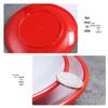 HANDUNYOU Commercial Melamine Round Shallow Plates (5-Pack)