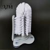 Hand Free Cleaner Suction Cup Bottle Brush, Wall Mounted Rotating Cleaning Scrubber, Plastic Home Kitchen Gadget Thick Bristles Sink Accessory