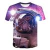 Abbigliamento da Astronauta per Bambini Magliette Costume Stampa 3D Ragazze Ragazzi Bambini T-Shirt Maniche Corte per Neonato Top Magliette Vestiti