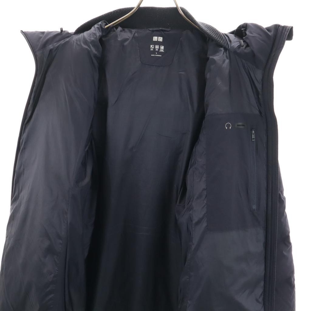UNIQLO seamless down coat L Navy Women Used