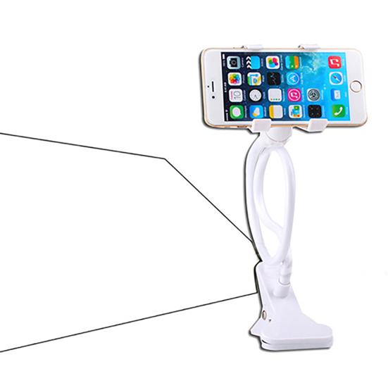 Uniwersalny uchwyt stojakowy 360 stopniowy leniwy uchwyt łóżkowy biurkowy samochodowy na telefon