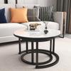 Modern Luxury Round Coffee Table for Young Professionals