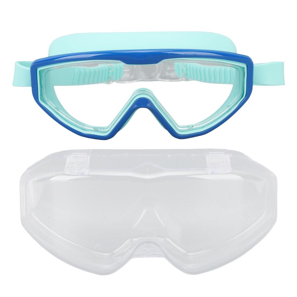 Outdoor Children Swimming Goggles Swim Goggles HD Anti Fog Waterproof Kids Diving Glasses for Girls Boys Blue