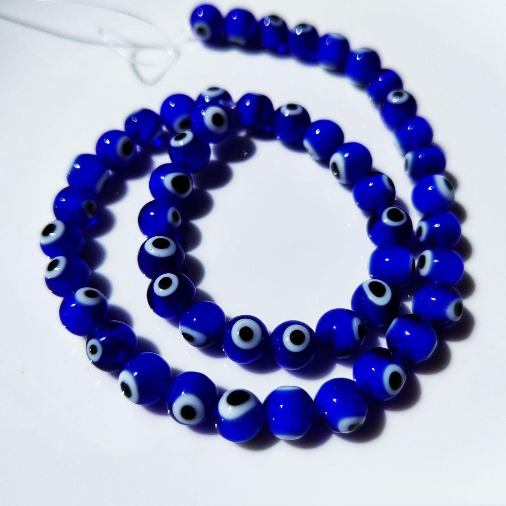 

8mm Millefiori Devil Eye Glass Beads for DIY Bracelets & Necklaces