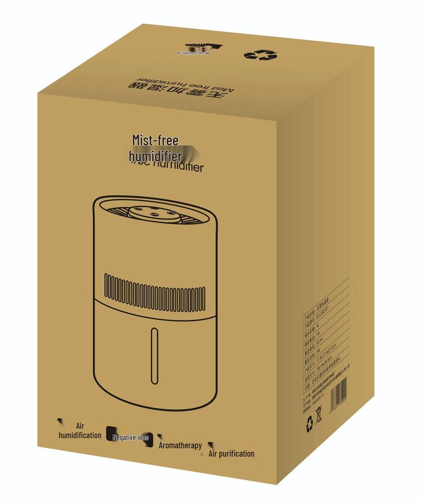 USB Mistless Humidifier: 4L Large Capacity Air Purifier for Bedroom and Office