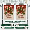 Merry Christmas Hanging Flags Garden Flag Banner Candy Candy Double-sided Printing Imitation Linen Flags Home Garden Decoration