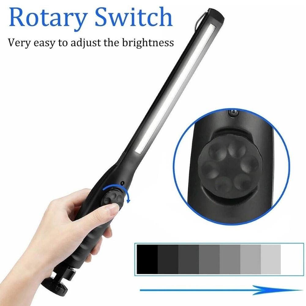 With Magnet Flashlight 360°Rotation Base Emergency Lamp Portable LED Work Light  Inspection Wor