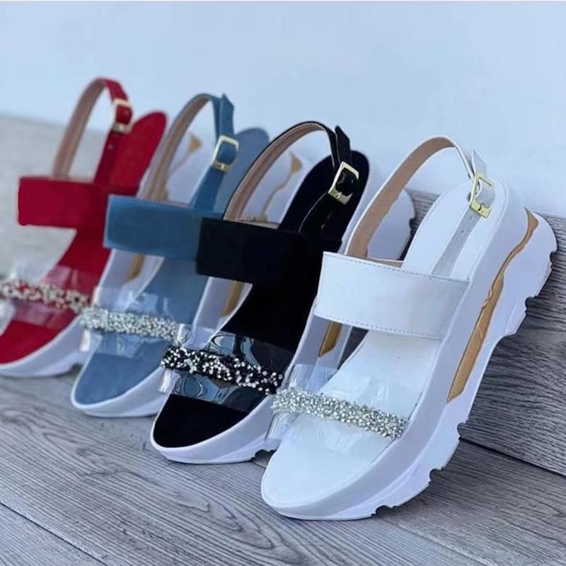 fashion Women Sandals Summer Heels Sandals With Wedges Shoes For Women Peep Toe Platform Sandalias Mujer Brand Shoes On Heel Luxury 2024