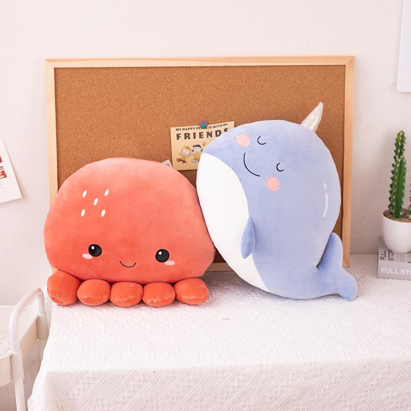 Crab Pillow Cushion Pillow Backrest Cushion Sofa Living Room Car Office Car Headboard Cute Bed Sleeping on Bed