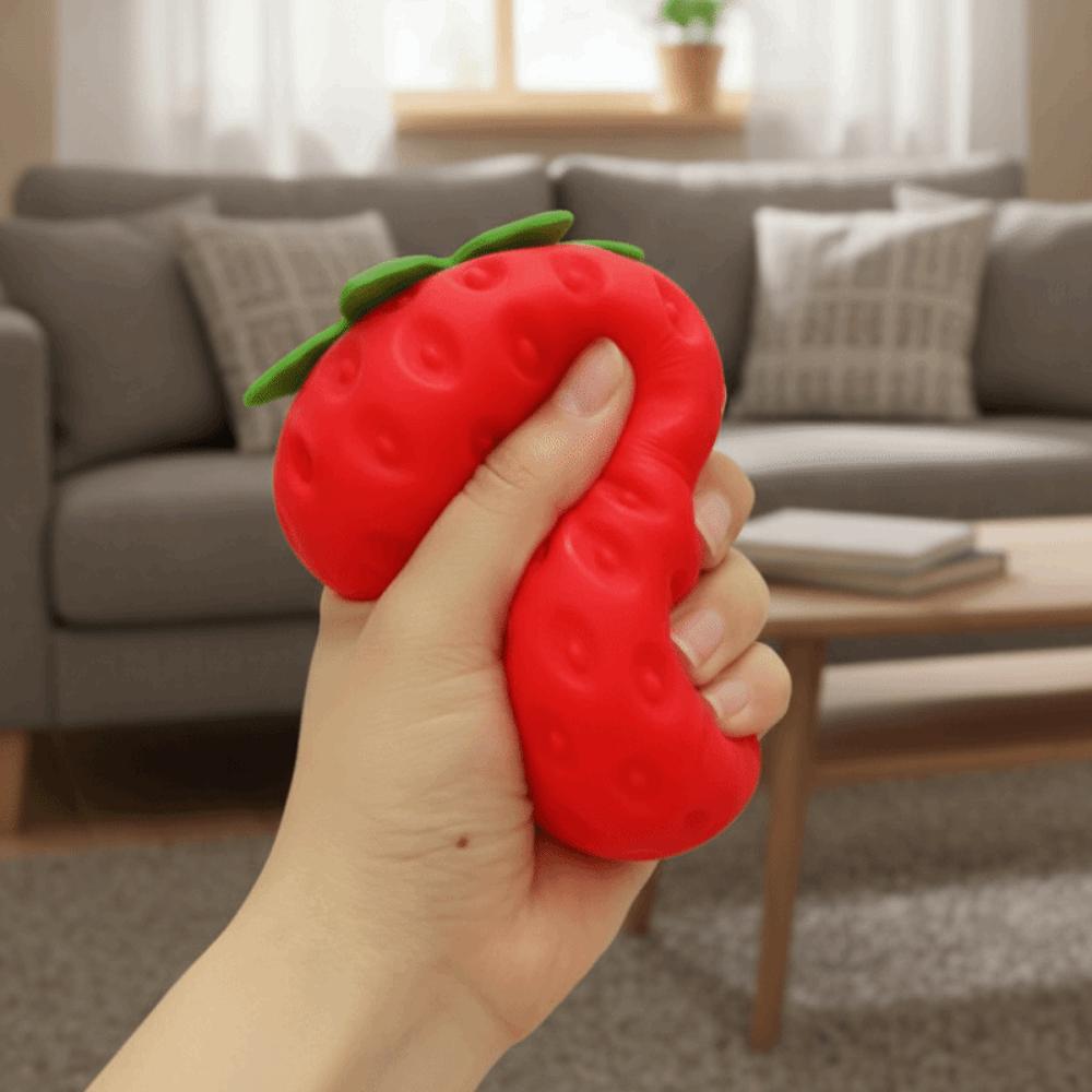 Strawberry Strawberry Squeeze Toy Fruit Ball Fruit Squeeze Toy  Kids Gift