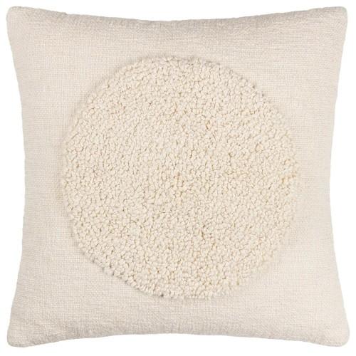 Capa de almofada tecida Hoem Almo 50cm x cor crua