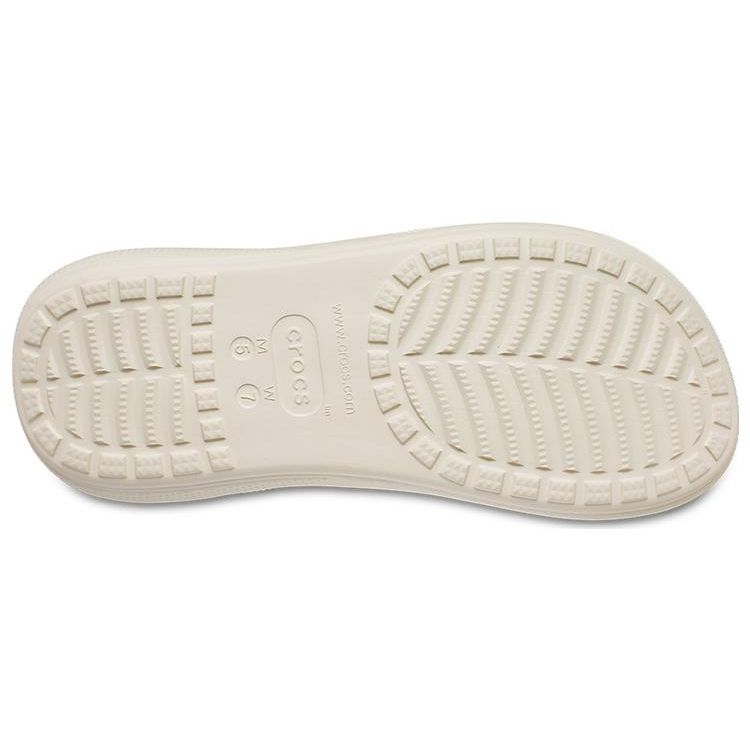 Crocs Puff Clogs EVA Slip-On Noise-Reducing Non-Slip Sandals Women Sandals Bone-White 207670-2Y2