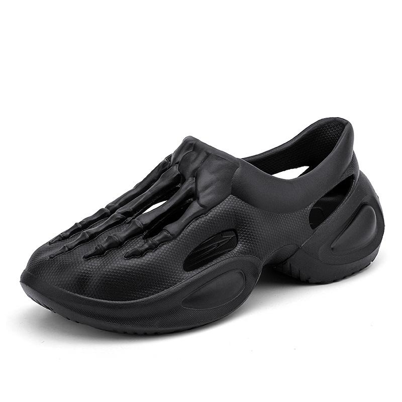 

Hole shoes men s summer new wear platform breathable sandals bag head beach sports slippers men s sandals 40