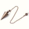 Energy Isis Pendulum Pointed Meditation Cone Metal Pendulum Witch Spiritual Pendulos  Women