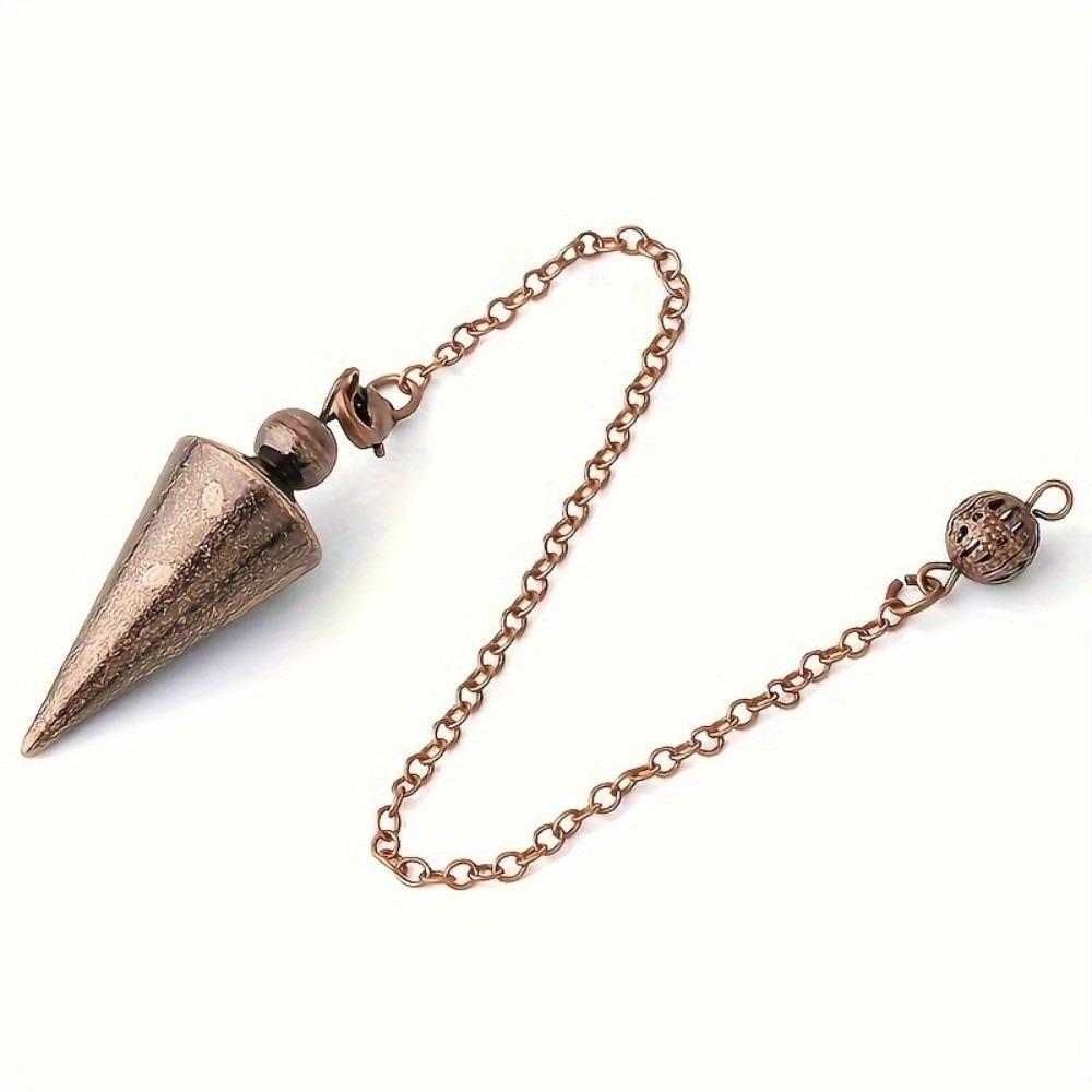 Energy Isis Pendulum Pointed Meditation Cone Metal Pendulum Witch Spiritual Pendulos Women