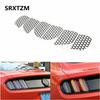 6pcs Rear Tail Light Sports Style Stickers Cover Trim For Ford Mustang 15-19