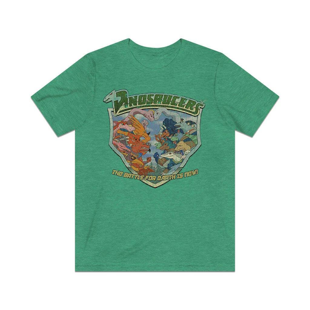 

Dinosaucers Battle for Earth 1987 Vintage Men s T shirt M