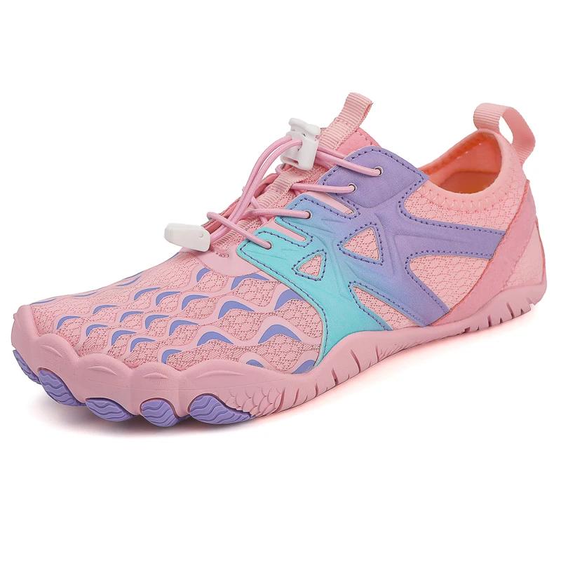 Water Shoes Men Women Colorful Quick Dry Non-Slip Five Finger Shoes Outdoor Wading Swimming Barefoot Aqua Shoes Summer Sneakers